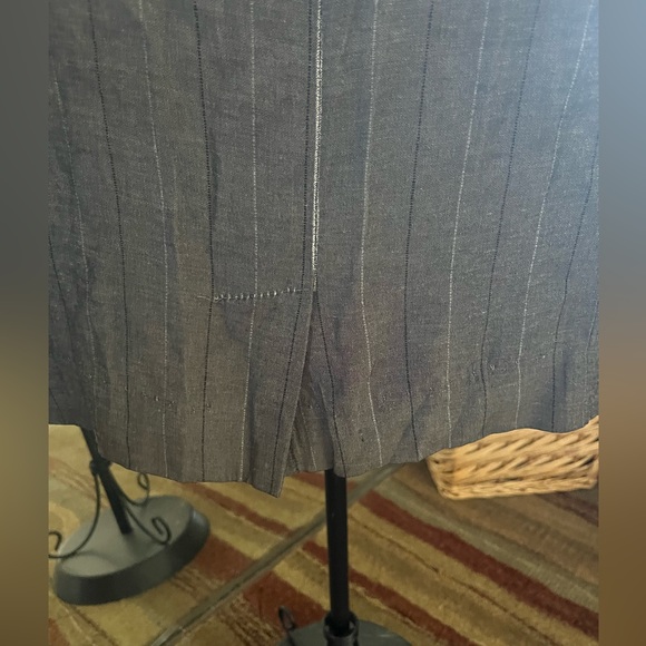 Pinstripe 2 piece dress with jacket - Picture 4 of 9